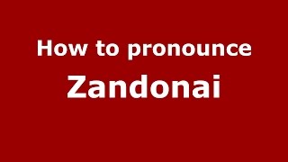 How to pronounce Zandonai