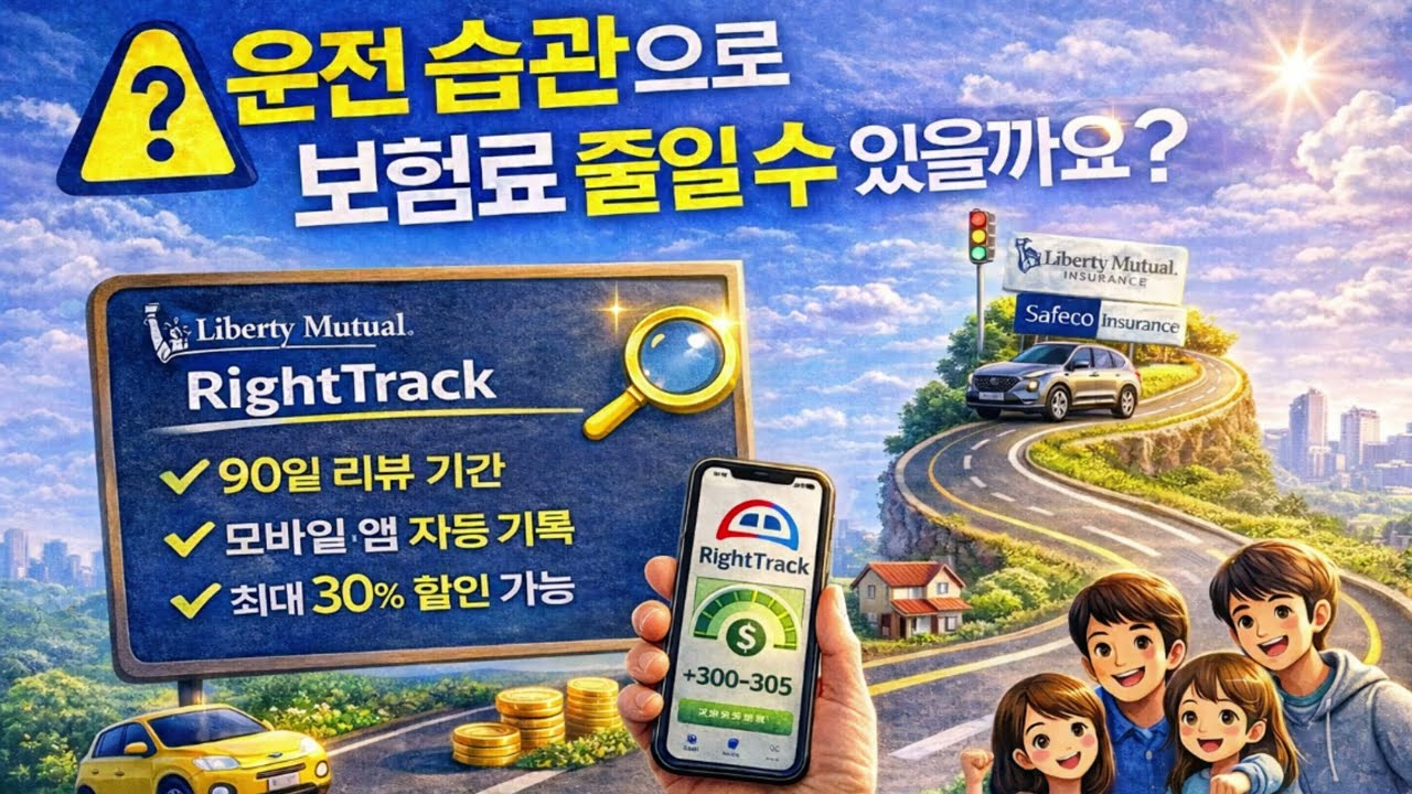 운전 습관으로 보험료가 달라진다고요?RightTrack, 가입 전에 꼭 알아야 할 진실