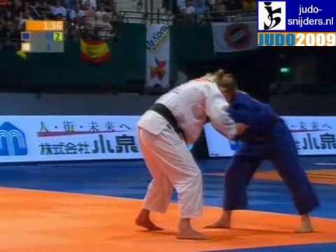 Judo 2009 Rotterdam: Sally Conway (GBR) - Juliane Robraq (SUI) [-70kg].