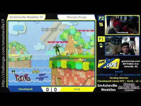 SW19 Winners' Finals - Cloudsquall (Fox) vs Kun$ (Captain Falcon)