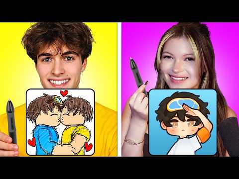 Drawing My Friends in Roblox! (ft. Nico & Shady)