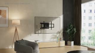 Stylish Full-Motion Tv Wall Mount | LPA81-466| LUMI