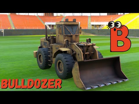 ABC Construction Vehicles Song 🚜🏗️👷| Learn Construction Machines A to Z | Educational Kids Song#kids