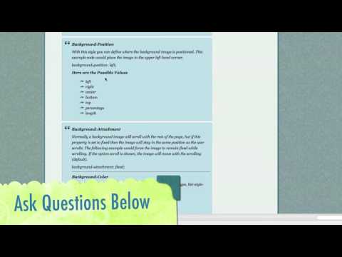 How to CSS Style HTML Pt 3