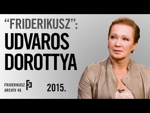 FRIDERIKUSZ: INTERJÚ UDVAROS DOROTTYA SZÍNMŰVÉSSZEL /// Friderikusz Archív 48.