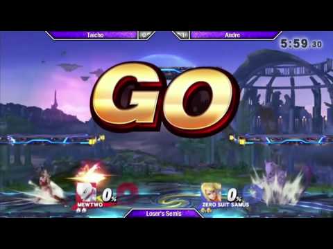 SAFGC 2016 R4 - Taicho (Mewtwo) vs Andre (ZSS) - Losers Semis - Smash 4