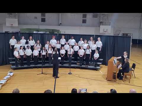 Campbellton Youth Chorus performing I Am Song by Mark Burrows