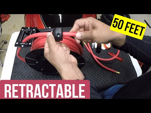 Reelworks Air hose Reel Unbox & Installation