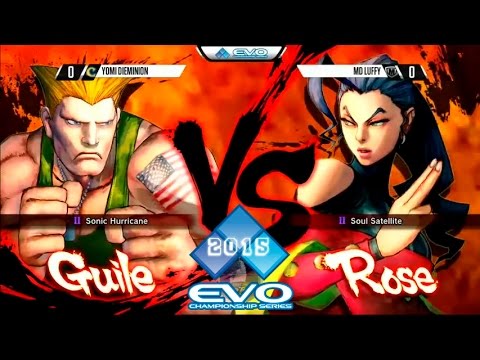 USFIV - DIEMINION [Guile] vs Luffy [Rose] - EVO 2015