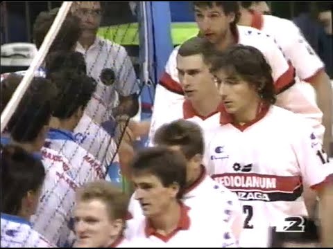 1990 Mediolanum - MAXICONO semifinale camp mondo per club #riportiamoilgrandevolleyaparma