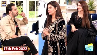 Good Morning Pakistan - 17th Feb 2022 - Yeh Na Thi Hamari Qismat & Teri Rah Mein Cast - ARY Digital video