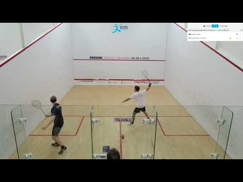 Peter Creed - Kristian Rautiainen (Wales vs Finland) - ESF European Team Squash Championships 2023