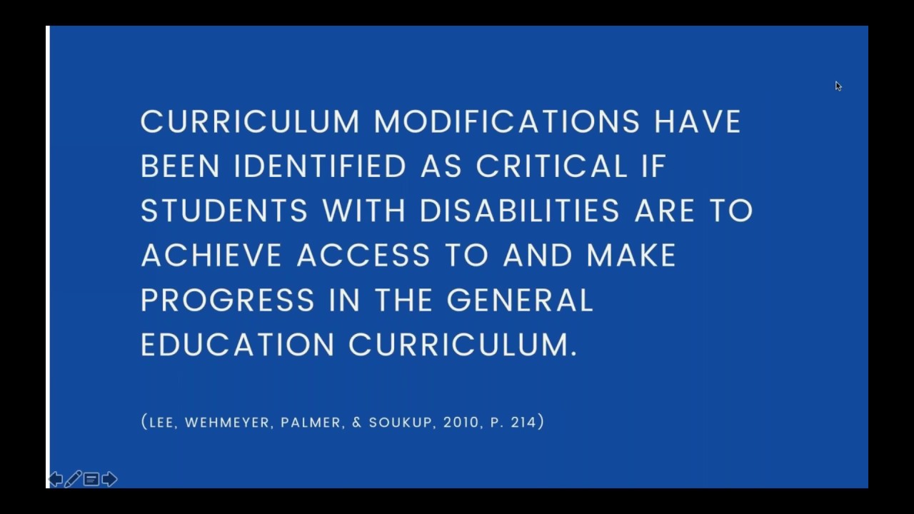Making Curriculum Modifications in Minutes