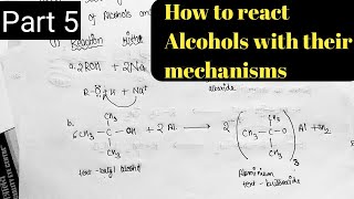 Class12 chemistry chapter11 ||Part5|| Reactions of alcohols and phenols when cleavage of O-H bond ||