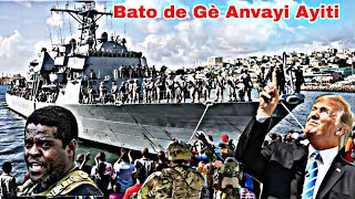 Download lagu 3 Bato de Gè Etazini Anvayi Ayiti Anpil Militè Ameriken Debake Gè Pral Pete pou Touye Viv Ansanm…BBQ mp3