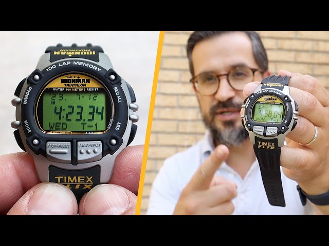 Vídeo relacionado con Timex IRONMAN Flix 100 Lap TW5M63200 - Reloj con correa de PU con pantalla digital para hombre, 42 mm