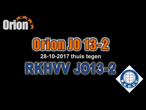 Orion JO13-2 vs RKHVV JO13-2: 4e wedstrijd najaarscompetitie 2017 (HD)