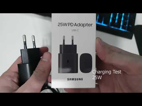 Samsung TA800XWE Travel Greitas įkroviklis Type-C į Type-C 25W, 1m (Baltas) video