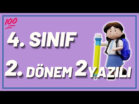 4. Sınıf İngilizce 2. Dönem 2. Yazılı