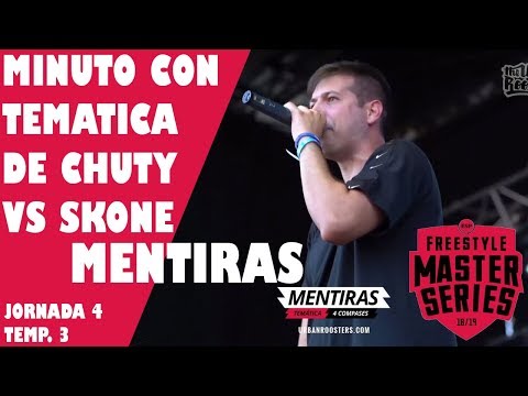 MINUTO CON TEMATICA DE CHUTY VS SKONE I JORNADA 4 I TEMP. 3 I TEMATICA MENTIRAS