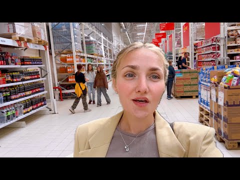 What’s inside typical RUSSIAN grocery store in the big shopping mall 