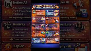Top AI Tools for Starting a New Business (2026)