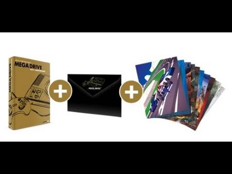 unboxing et presentation du livre megadrive XXVe anniversaire de chez geeks line