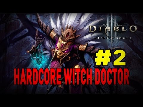 ♥ Diablo 3 Hardcore Witch Doctor Let's Play - #2 Locating The Crown