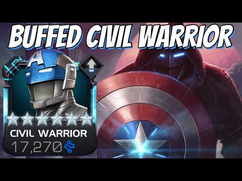 6 Star Rank 3 BUFFED CIVIL WARRIOR Rank Up & Gameplay - SO MUCH DAMAGE!!!