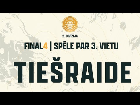 LSBL 2.divīzija spēle par 3.vietu: RSU 2 - Cēsis/Cēsu sporta skola
