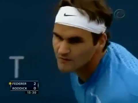 Vintage Tennis Match US Open 2006 Final  Roger Federer vs Andy Roddick