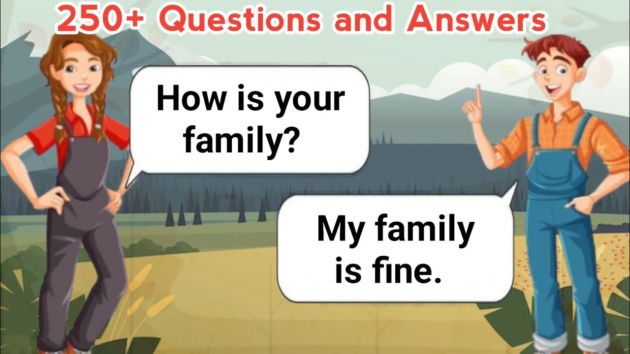 250+ Questions and Answers for Beginners | Learn English | Best English Online