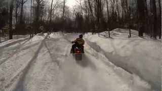 preview picture of video '2013 Upper Peninsula Snowmobile Trip 3-24-13'
