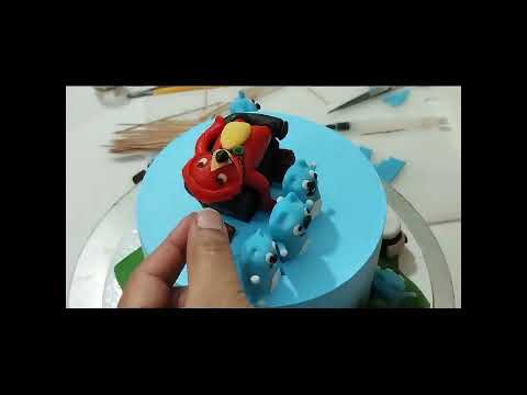 Grizzy and the Lemmings Cake  #bakemeawish #grizzyandthelemmings #cake #youtubeshorts #shortsvideo