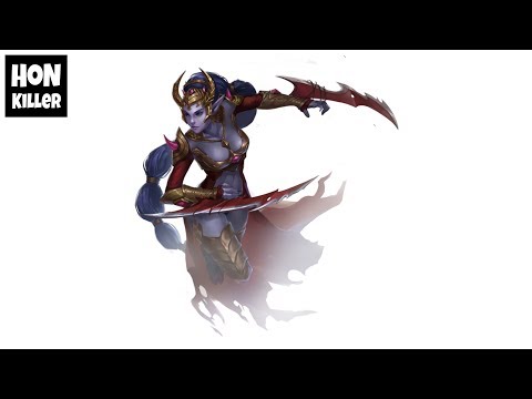 HoN 4.1 The Dark Lady Gameplay - ShadyShadow - Rank Legendary