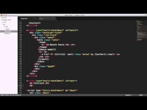 Building an App with Ember.js
