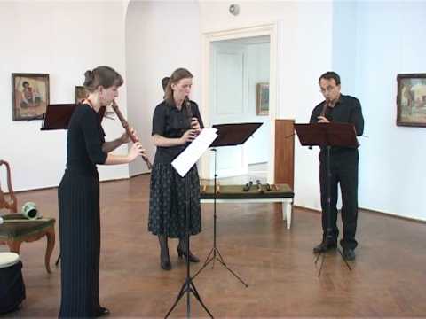 Flauto Dolce Ensemble: J. J. Quantz (1697-1773): Trio QV 3:3.2, Adagio- Vivace-Largo-Allegro