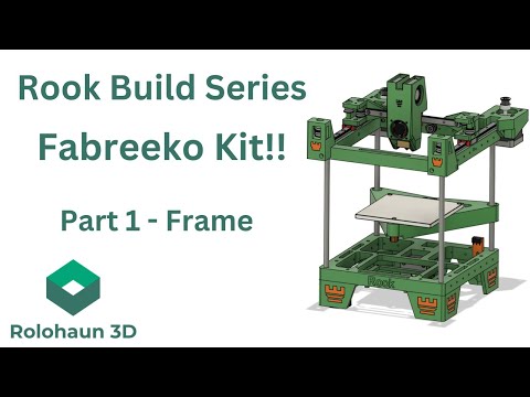 CoreXY Rook 3D Printer Build Series   Part 1   Frame Assembly
