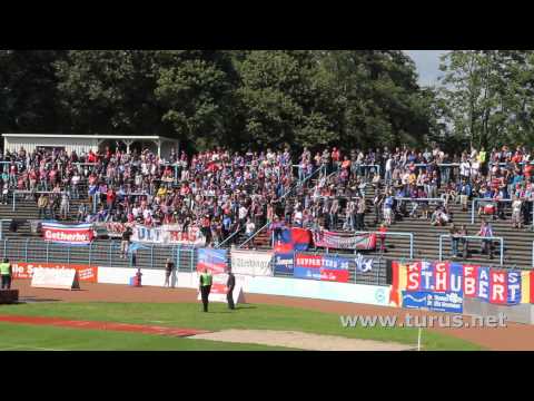 Ultras und Fans des KFC Uerdingen beim Support in Herne