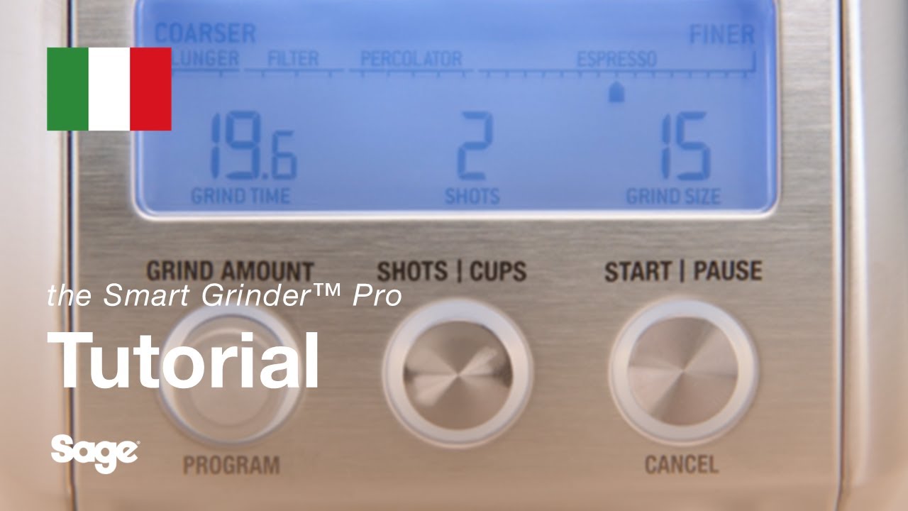Tutorial Guida al caffè Breville - Come utilizzare le diverse funzioni di macinatura