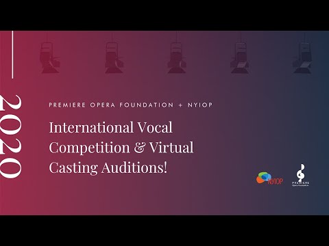 Premiere Opera Foundation International Vocal Competition 2020