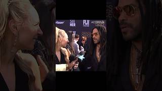 #LennyKravitz crashes our #JunoTemple interview to show some love 🥰 #criticschoiceawards #shorts