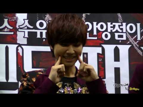 [FanCam] 121125 Boyfriend's Fansign Event : Hottracks (Suyu & Anyang) - Cute Jeongmin
