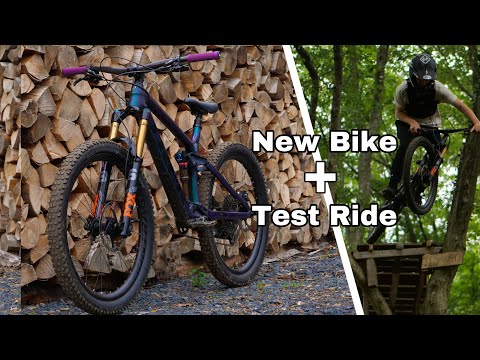 Neues Bike testen | Dicker Step-up am  Hometrail