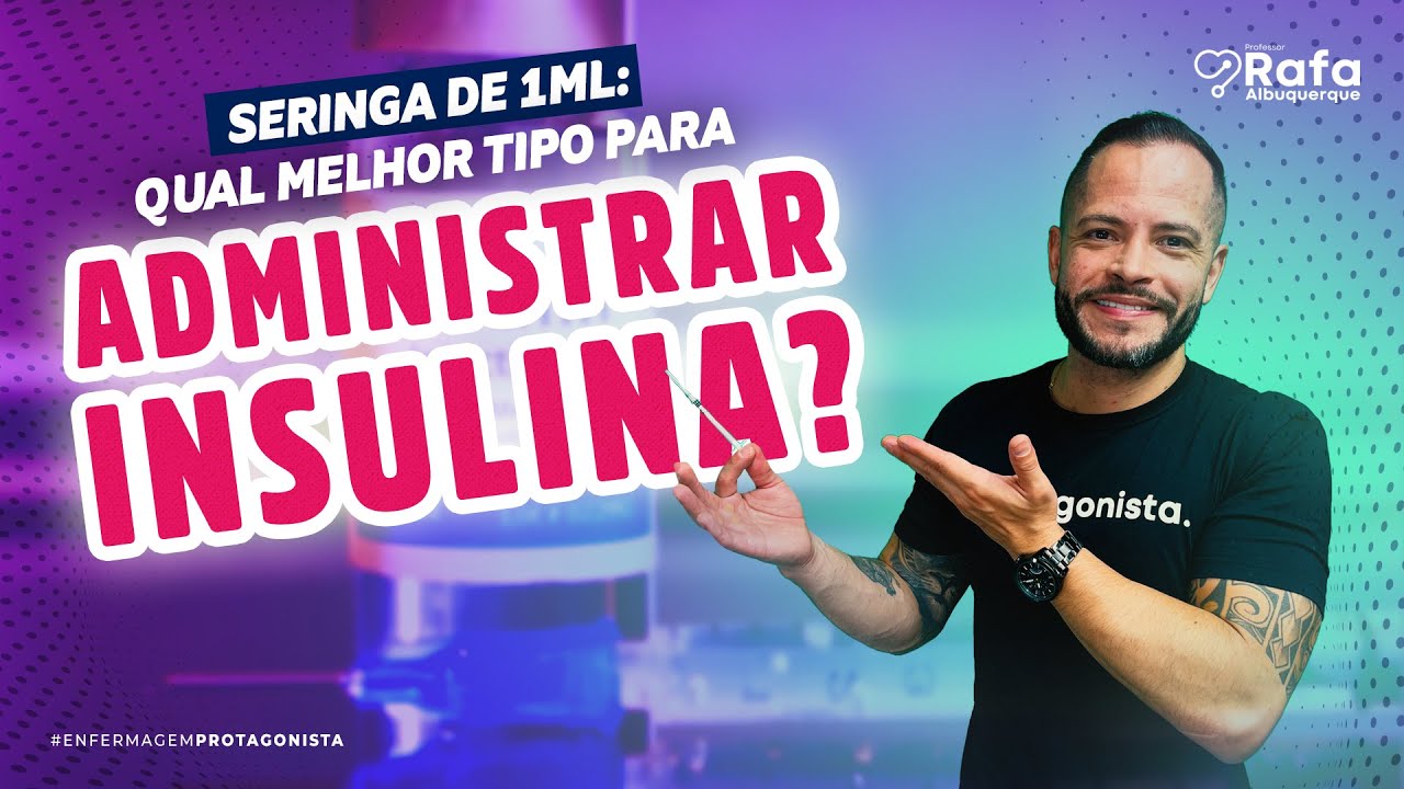 Graduação da Seringa de 1ml | Qual seringa de 1ml aplicar insulina?