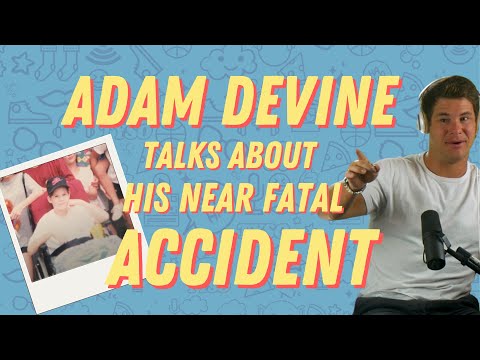 Adam DeVine discusses his childhood accident and charity work
