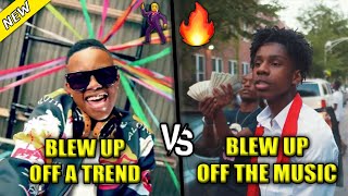 SONGS THAT BLEW UP OFF A TREND VS SONGS THAT BLEW UP OFF THE ACTUAL MUSIC