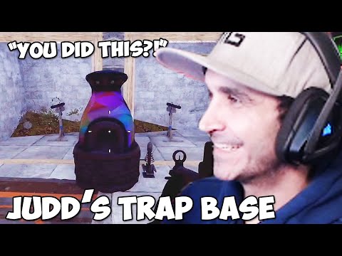 Summit1g reacts to Judd's trap base and gets into many gunfights