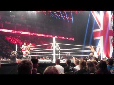 Cesaro running uppercuts