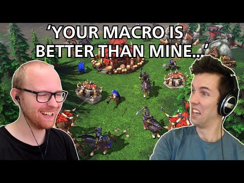 uThermal Plays Warcraft 3 For The First Time ft. Grubby